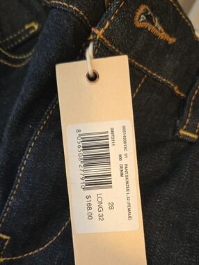 Diesel Dark Blue Straight Leg Jeans